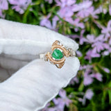 Size 8.5 Tsavorite Garnet Ring