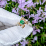Size 8.5 Tsavorite Garnet Ring