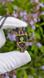 Peridot and Amethyst Pendant