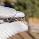 Size 8.5 Ethiopian Opal and Rainbow Moonstone Ring