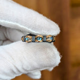 Size 9.5 Labradorite Multistone Ring