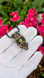 Peridot and Amethyst Pendant