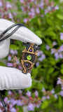Peridot and Amethyst Pendant