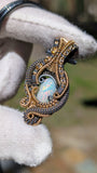 Ethiopian Opal and Citrine Pendant