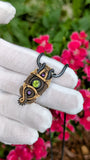 Peridot and Amethyst Pendant