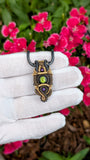 Peridot and Amethyst Pendant