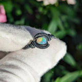 Size 8 Ethiopian Opal Ring