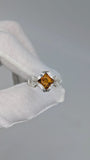Size 8 Amber Ring
