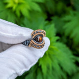 Size 7 ¼ Fire Agate Ring
