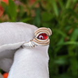 Size 7 Garnet Ring