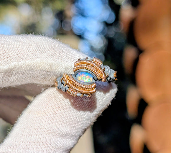 Size 7 ¾ Ethiopian Opal Ring