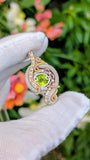 Peridot and Amethyst Pendant