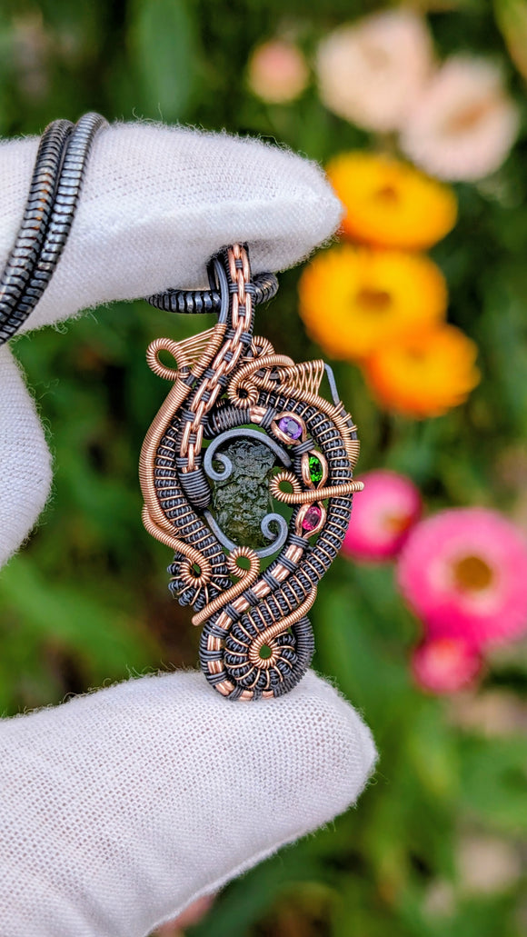 Moldavite Pendant