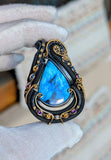 Double Bailed Labradorite Pendant