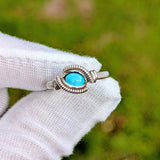 Size 7.5 Kingman Turquoise Ring