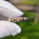 Size 9.5 Labradorite and Kyanite Ring