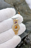 Apollo 1 - Citrine and Amethyst