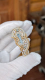 Aquamarine, Tanzanite, and London Blue Topaz Pendant