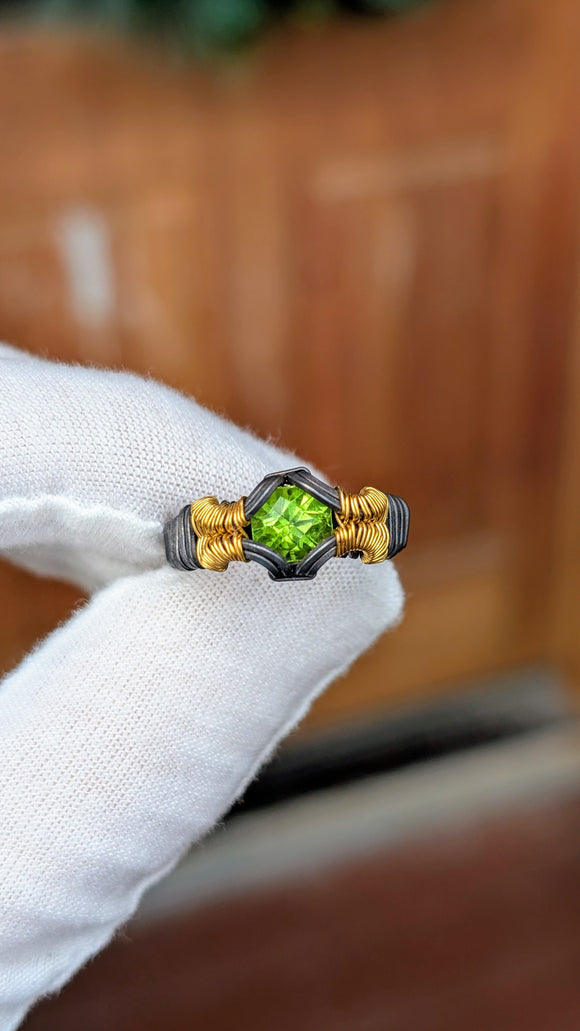 Size 9 Peridot Ring