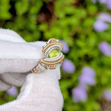 Size 8 Peridot Ring