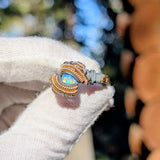 Size 7 ¾ Ethiopian Opal Ring