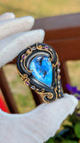 Double Bailed Labradorite Pendant