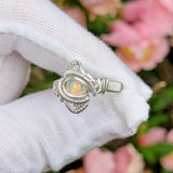 Size 7.5 Ethiopian Opal Ring