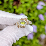Size 8 Peridot Ring