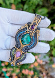 Caspian - Crystal Clarity Creations Collaboration Pendant