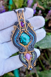 Caspian - Crystal Clarity Creations Collaboration Pendant