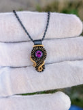 Rhodolite Garnet: Singularity Series Pendant