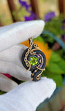Peridot and Amethyst Pendant