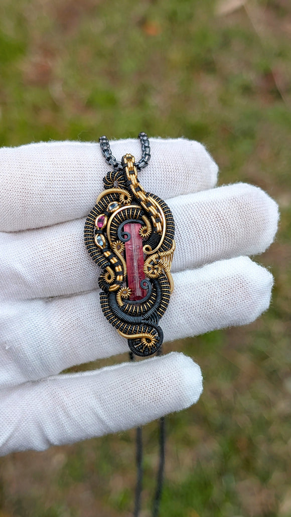 Rubellite Tourmaline Pendant