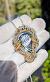 Double Bailed Labradorite Pendant