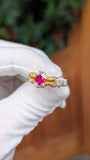 Size 7.5 Ruby Ring