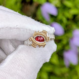 Size 9 Garnet Ring