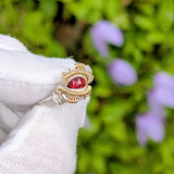 Size 9 Garnet Ring
