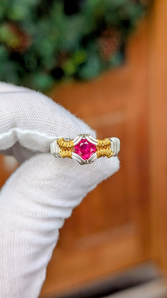 Size 7.5 Ruby Ring