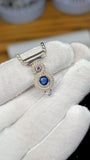 Sapphire and Amethyst Pendant