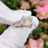 Size 7.5 Ethiopian Opal Ring