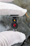 Apollo 3 - Garnet and Citrine Pendant