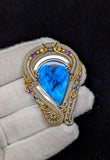Double Bailed Labradorite Pendant