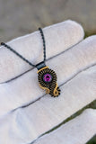 Rhodolite Garnet: Singularity Series Pendant