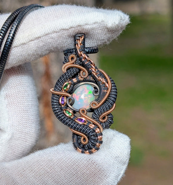 Ethiopian Opal Pendant