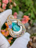 Malachite and Tanzanite Pendant