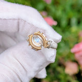 Size 5.5 Rainbow Moonstone Ring