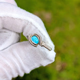 Size 7.5 Kingman Turquoise Ring