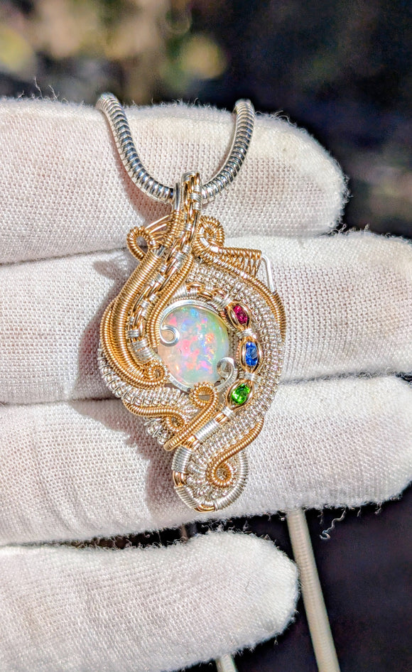 Ethiopian Opal Pendant