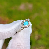 Size 7.5 Kingman Turquoise Ring