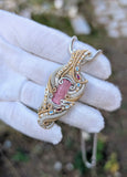 Pink Tourmaline Pendant
